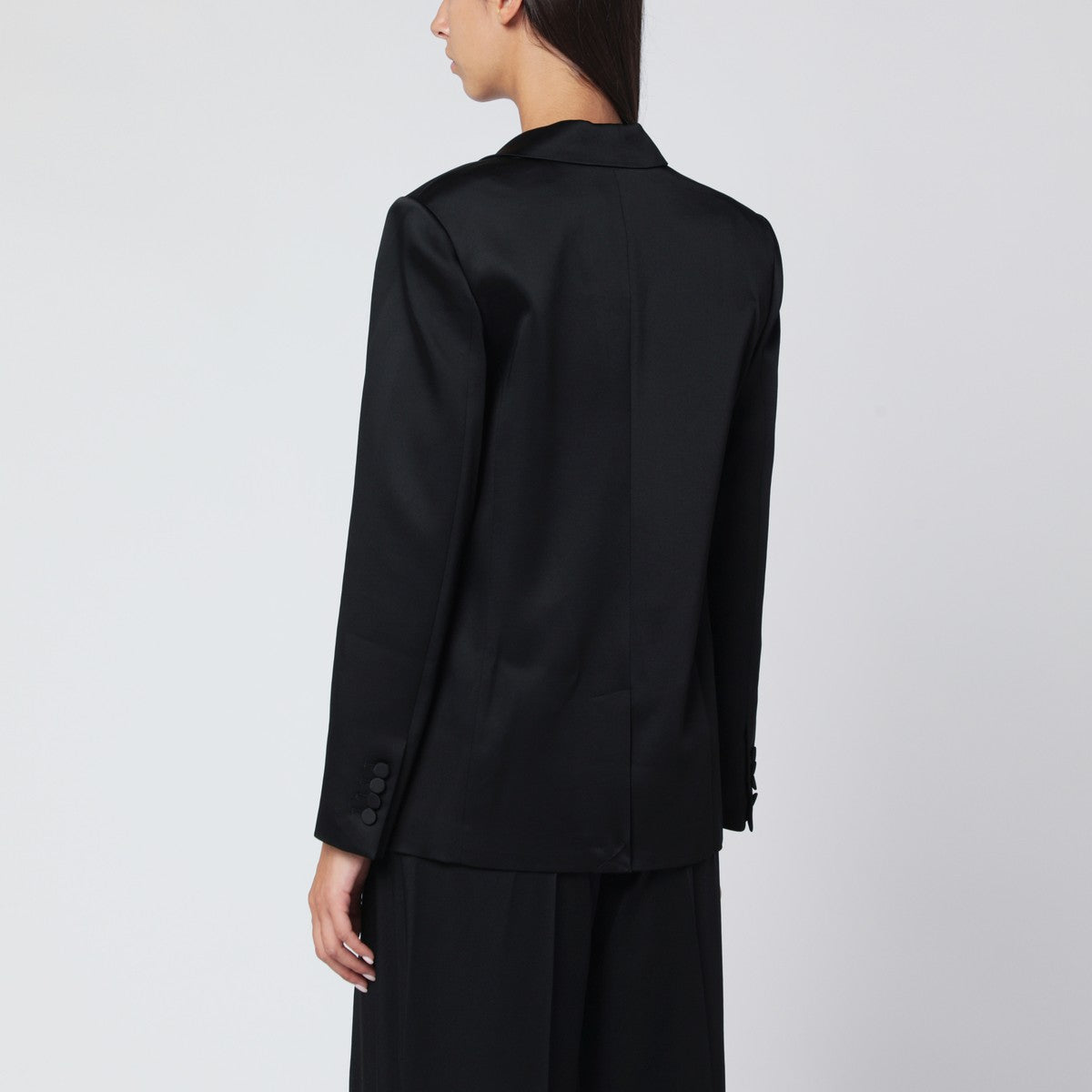 SIMKHAI Black double-breasted jacket