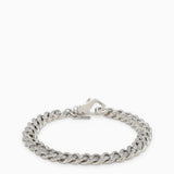Emanuele Bicocchi Sterling silver 925 chain bracelet with small crystals