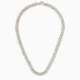 Emanuele Bicocchi 925 silver chain necklace with crystals