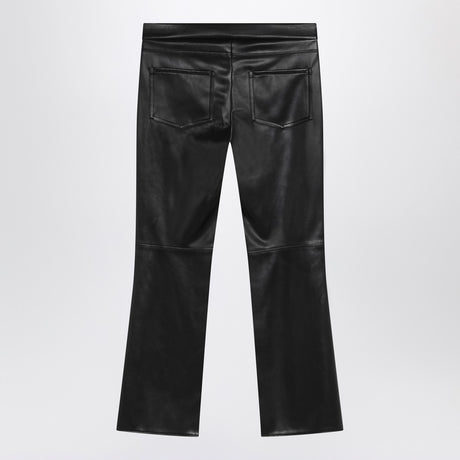 S Max Mara Black coated trousers