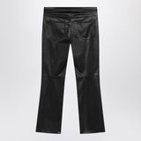 S Max Mara Black coated trousers