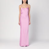 THE ANDAMANE Peony colour dress with back draping
