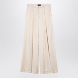 THE ANDAMANE Ivory trouser skirt