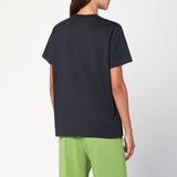 GANNI Dark grey Rose T-shirt