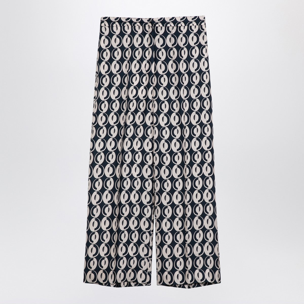 MAX MARA TIMELESS All over printed silk trousers