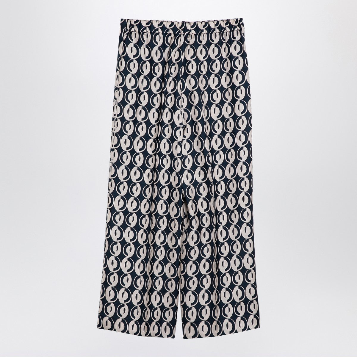 MAX MARA TIMELESS All over printed silk trousers