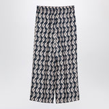 MAX MARA TIMELESS All over printed silk trousers