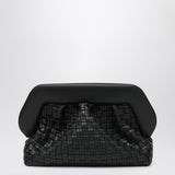 THEMOIRè Black woven Bios clutch bag