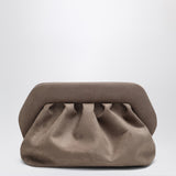 THEMOIRè Medium Bios clutch colour mud suede effect