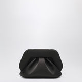 THEMOIRè Black satin Gea clutch bag
