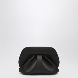 THEMOIRè Black satin Gea clutch bag