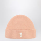 Ami Paris Ami de Coeur powder wool beanie