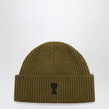 Ami Paris Ami de Coeur bronze wool hat