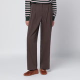 Dunst Brown cotton trousers