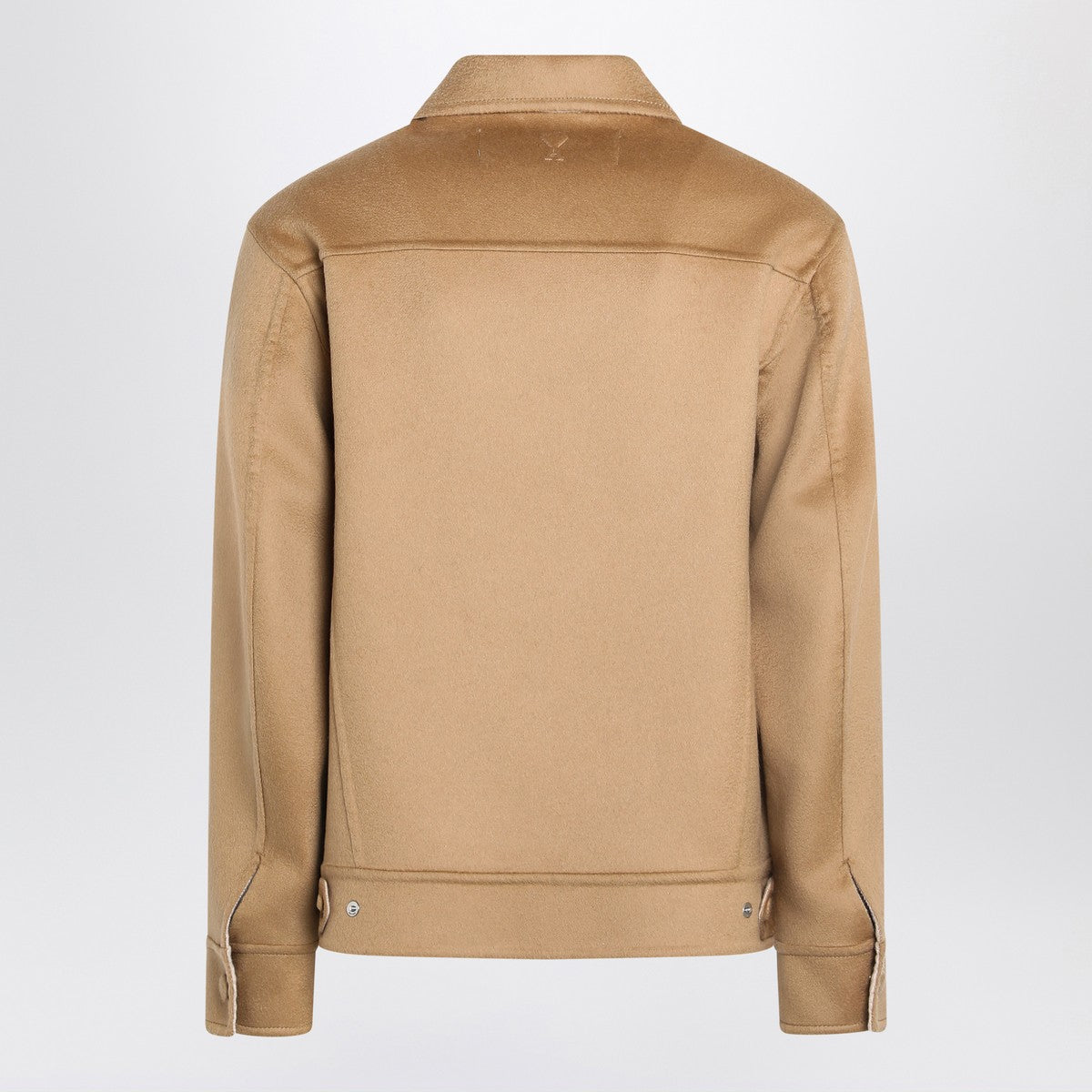 Ami Paris Beige wool trucker jacket