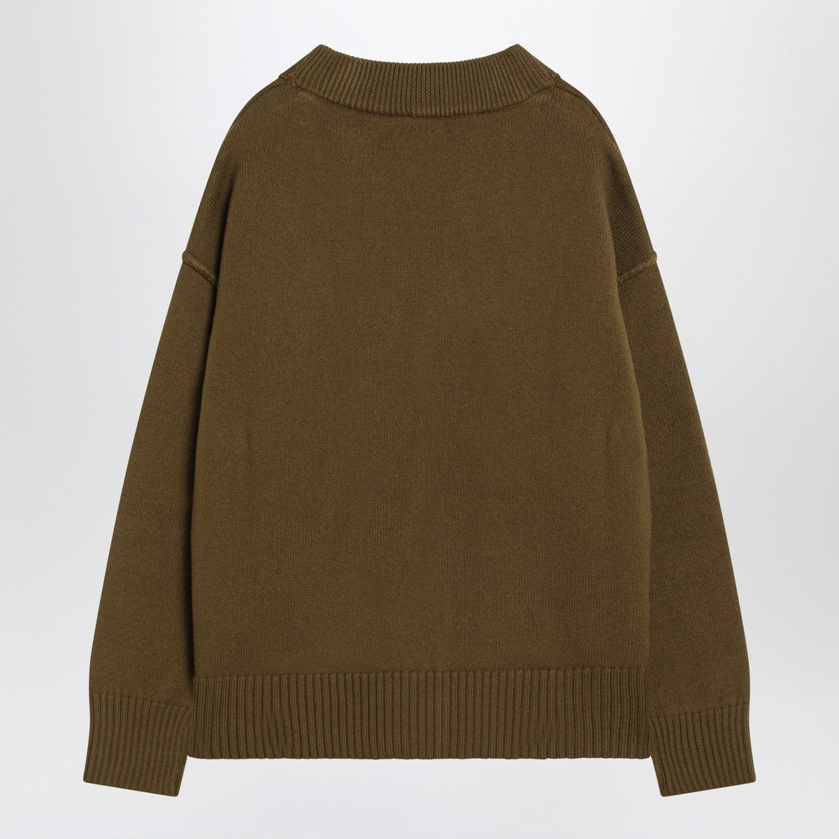 Ami Paris Ami De Coeur bronze cardigan