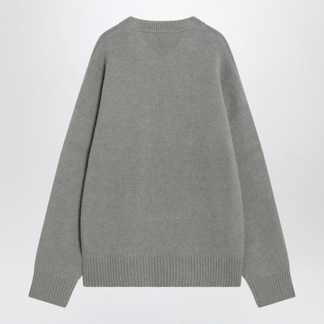 Ami Paris Grey wool blend sweater Ami De Coeur