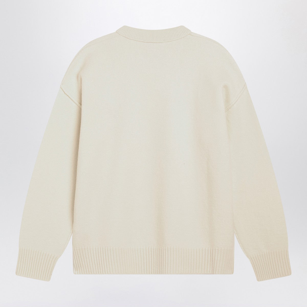 Ami Paris White Ami De Coeur sweater