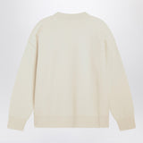 Ami Paris White Ami De Coeur sweater