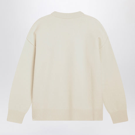 Ami Paris White Ami De Coeur sweater