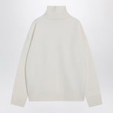 Ami Paris White Ami De Coeur turtleneck sweater