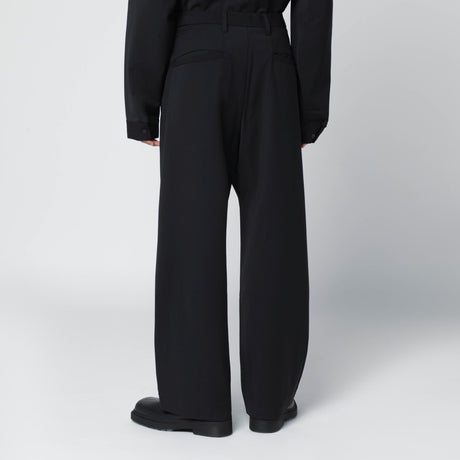Entire Studios Black wool-blend trousers