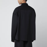Entire Studios Black wool-blend shirt