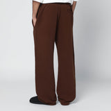 Entire Studios Dark brown cotton joggers