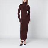 Entire Studios Brown turtleneck dress
