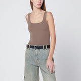 Entire Studios Light brown viscose-blend top