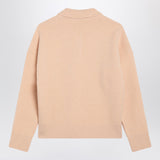Ami Paris Powder pink Ami De Coeur polo sweater