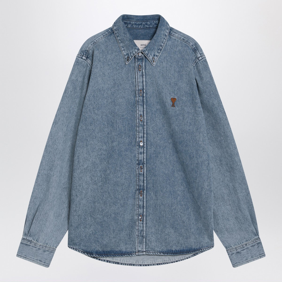 Ami Paris Denim Ami De Coeur shirt