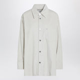 Ami Paris Ivory corduroy shirt