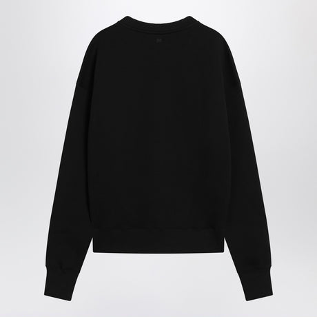 Ami Paris Black Ami De Coeur crewneck sweatshirt