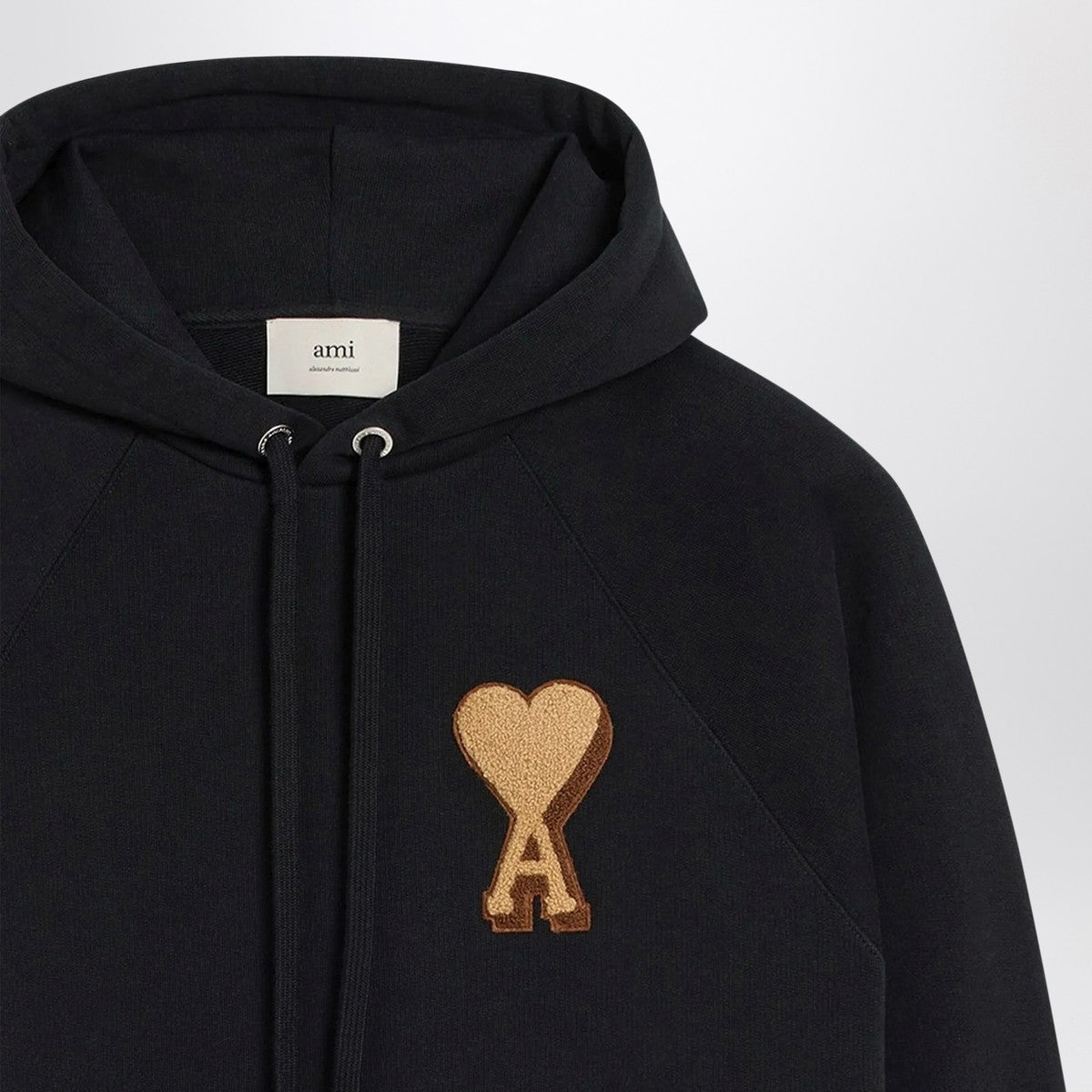 Ami Paris Black Ami De Coeur hoodie