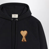 Ami Paris Black Ami De Coeur hoodie