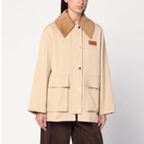 GANNI Beige twill jacket