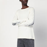 Basketcase Gallery White cotton crewneck sweater