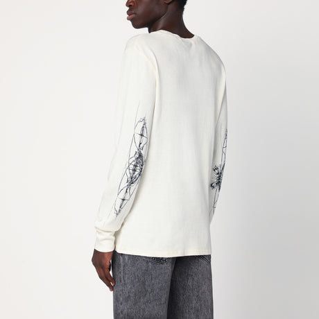 Basketcase Gallery White cotton crewneck sweater