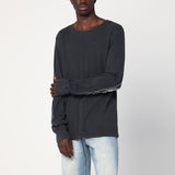 Basketcase Gallery Vintage Black cotton crewneck sweater
