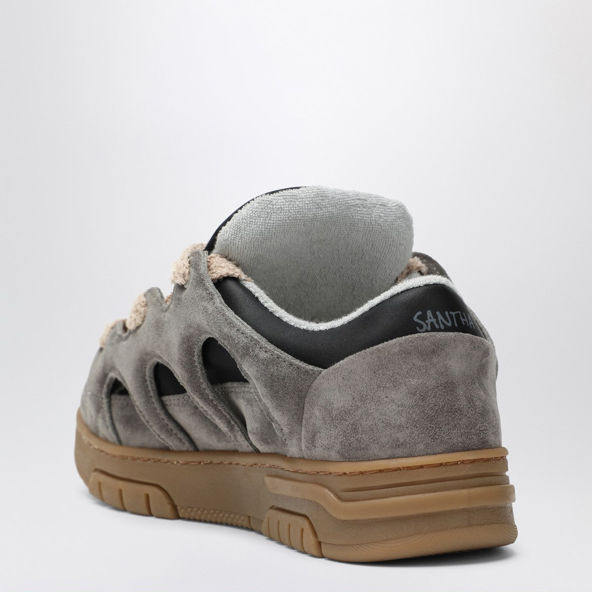 Santha Model 1 sneaker asphalt grey in suede