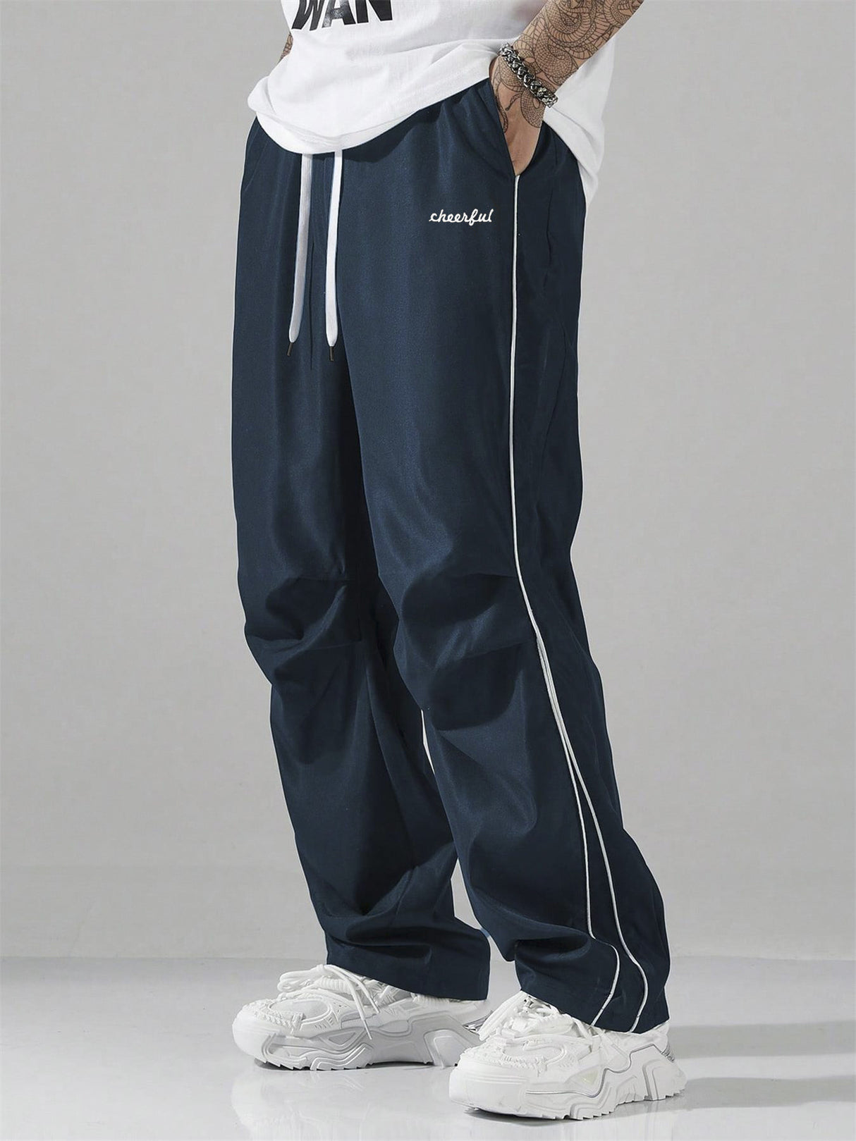 European And American High Street Charging Paratrooper Pants