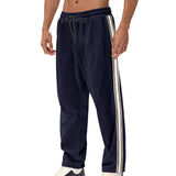 Men's Simplicity Side Stripe Leisure Loose Track Pants