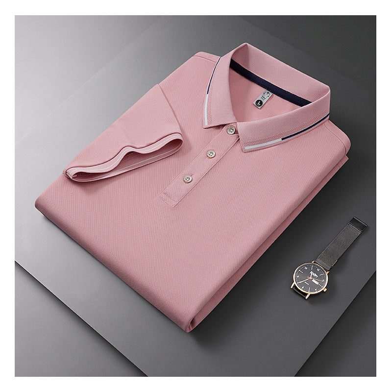 Solid Color Short-sleeved T-shirt All-match Fashion Simple