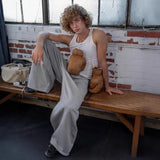Sweatpants Embroidered Men's And Women's Wide-leg Pants Loose Casual Pants